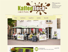 Tablet Screenshot of kaffeefleck.info